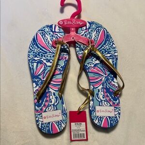 Lilly Pulitzer for Target Flip Flops size 8 - NWT